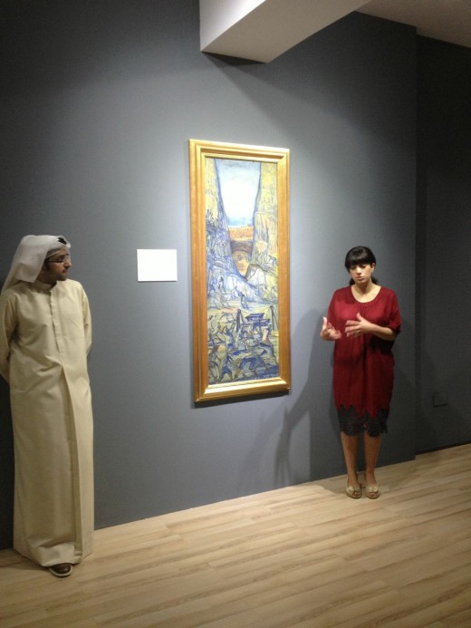 Sultan Sooud Al-Qassemi and curator at the Barjeel Art Foundation. 