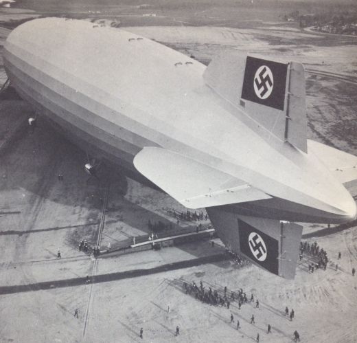 Modernity section-The Hindenberg. Image courtesy of UM Special Collections